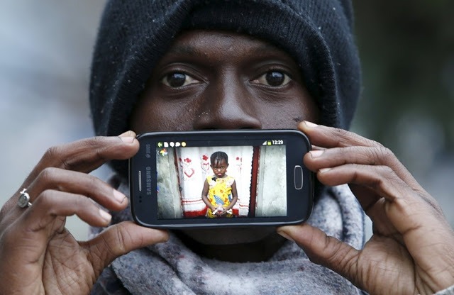 Папи из Конго, со своей дочкой Гизель