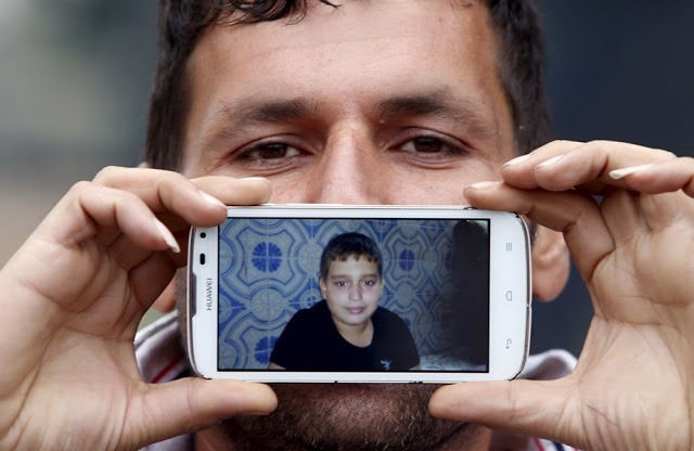 Саид из Ирана, со своим сыном Хуссейном 