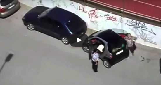 прикол на паркинге