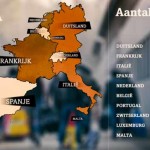 Количество жителей южной и западной Европы: