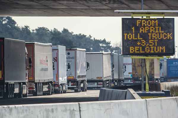 Новый налог на грузовой транспорт в Бельгии