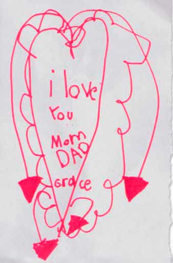 Родители умершего от рака ребенка обнаружили в доме ее трогательные послания