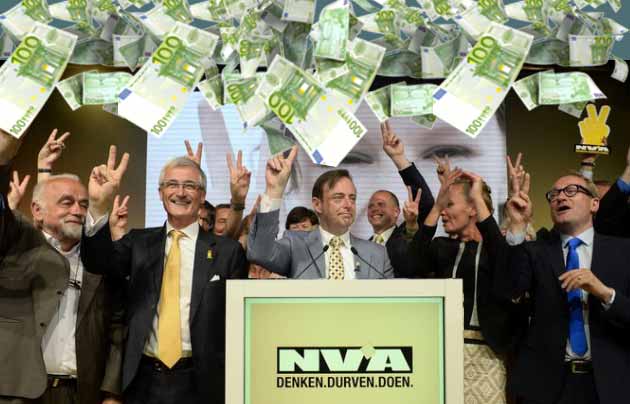 NVA - самая богатая партия Бельгии