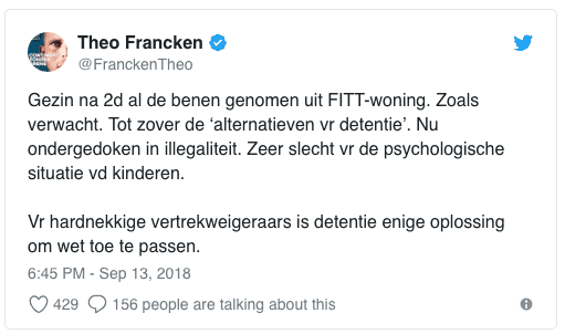 "Задержание противников депортации – единственное решение применения закона".