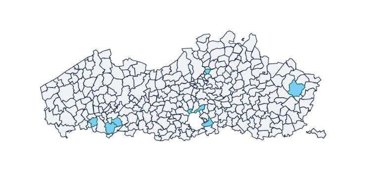 Карта: эти муниципалитеты уже внедряют дополнительные меры по борьбе с короной 