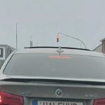 Интернет обсуждает необычный номер на BMW