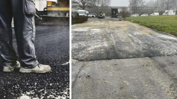 Мошенники заасфальтировали территорию без разрешения и потребовали оплату