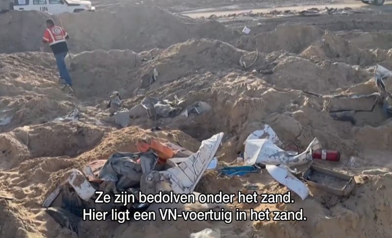 Массовое захоронение в Газе: найдены 14 убитых спасателей