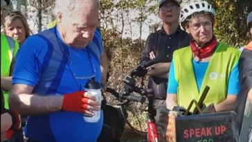 Велопробег в поддержку Газы: 40 км солидарности по Васланду