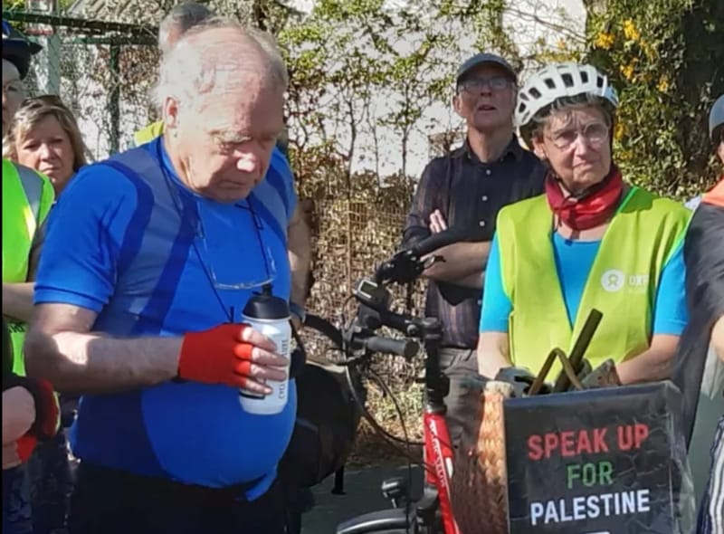 Велопробег в поддержку Газы: 40 км солидарности по Васланду