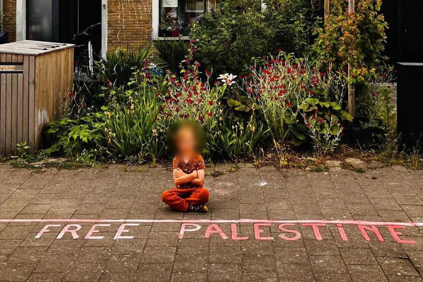 В Бельгии вызвали полицию к женщине за надпись «Free Palestine»
