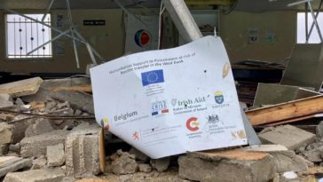 Израильтяне разрушили школу, построенную на деньги Бельгии: “Они ежедневно преследовали наших детей”