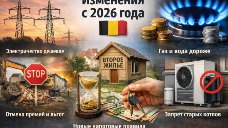 С 1 января: новые тарифы на газ, свет и воду, отмена премий и налоговых льгот в сфере жилья