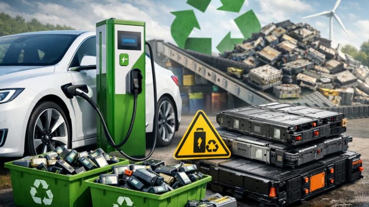 Рост парка EV приводит к новым расходам — батареи станут объектом перерабатываемого налога