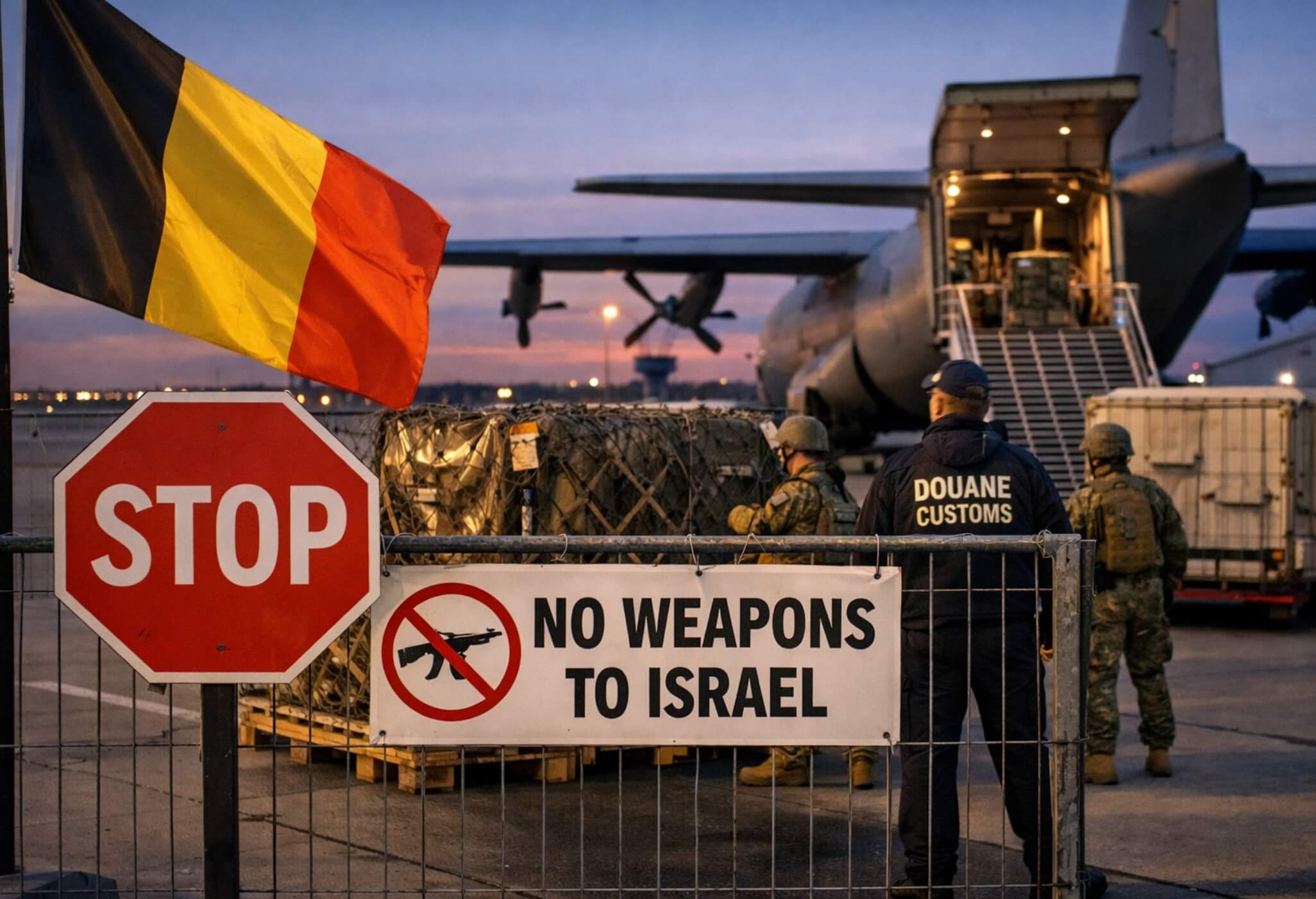 Брюссель вводит федеральный запрет на транзит оружия в Израиль
