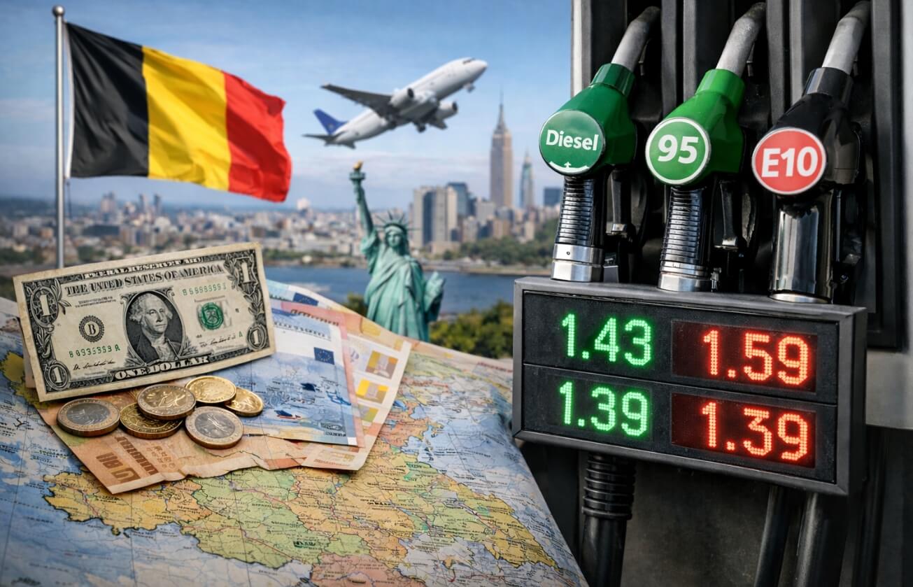 От топлива до поездок в США: как слабый доллар влияет на бельгийцев