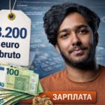 Зарплата разработчика ПО: 3 200 евро брутто