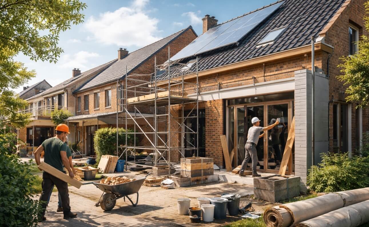 С 1 марта 2026 года во Фландрии радикально упрощают правила ремонта и строительства. Отменяется почти вся процедура уведомлений, расширяется список работ, которые можно выполнять без разрешения, а муниципалитетам ограничивают право вводить собственные дополнительные правила.