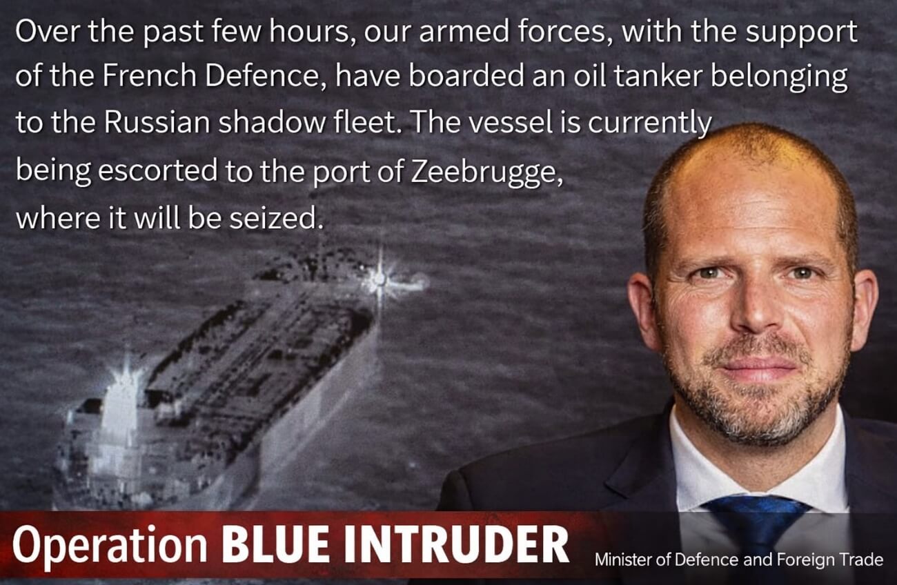 Военные Бельгии провели силовой абордаж российского танкера