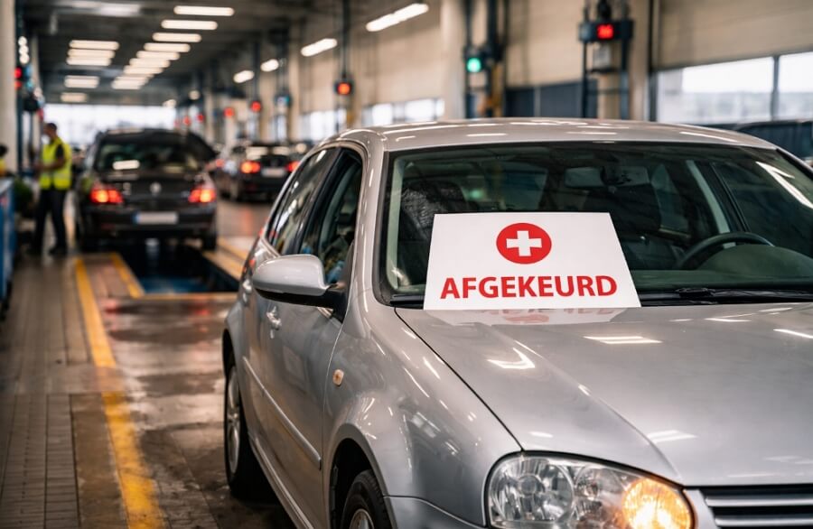 Более 60 000 автомобилей не прошли техосмотр в 2025 году — рекорд для Бельгии