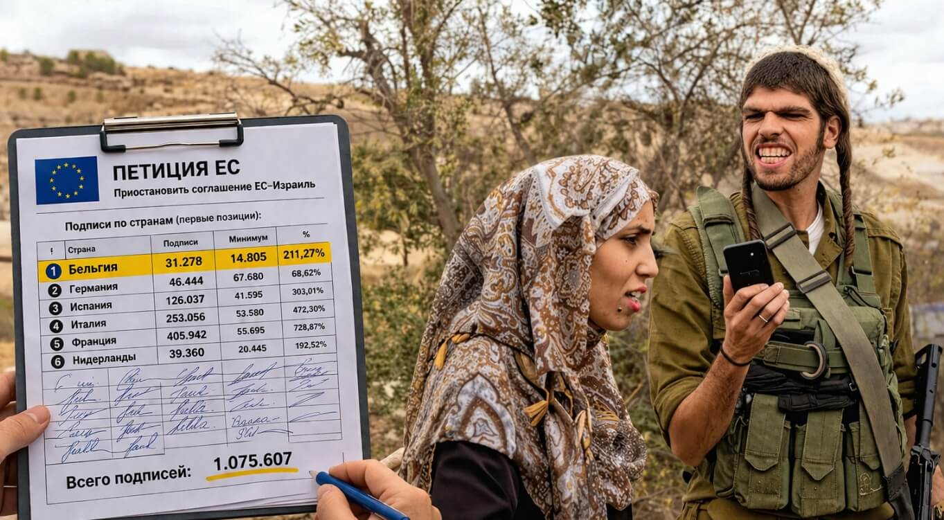 Более 1 миллиона подписей всего за несколько месяцев — в ЕС набирает силу инициатива приостановить соглашение с Израилем. Сбор стартовал 13 января 2026 года, и уже сейчас достигнут необходимый порог для официального рассмотрения Европейской комиссией. Это один из самых быстрых сборов подписей в рамках Европейской гражданской инициативы.